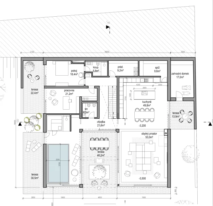 Basement floor plan