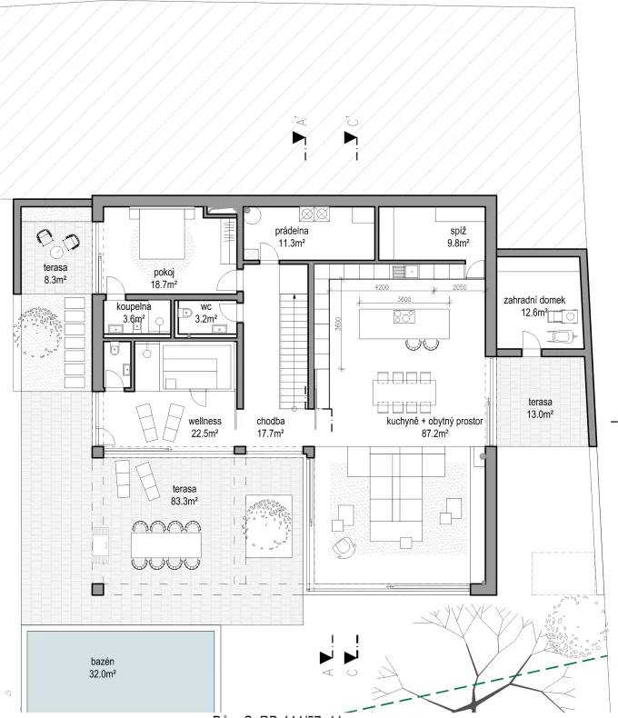 Basement floor plan