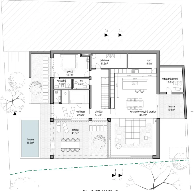 Basement floor plan