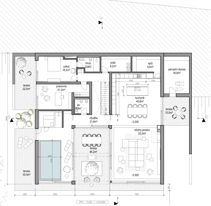 Basement floor plan