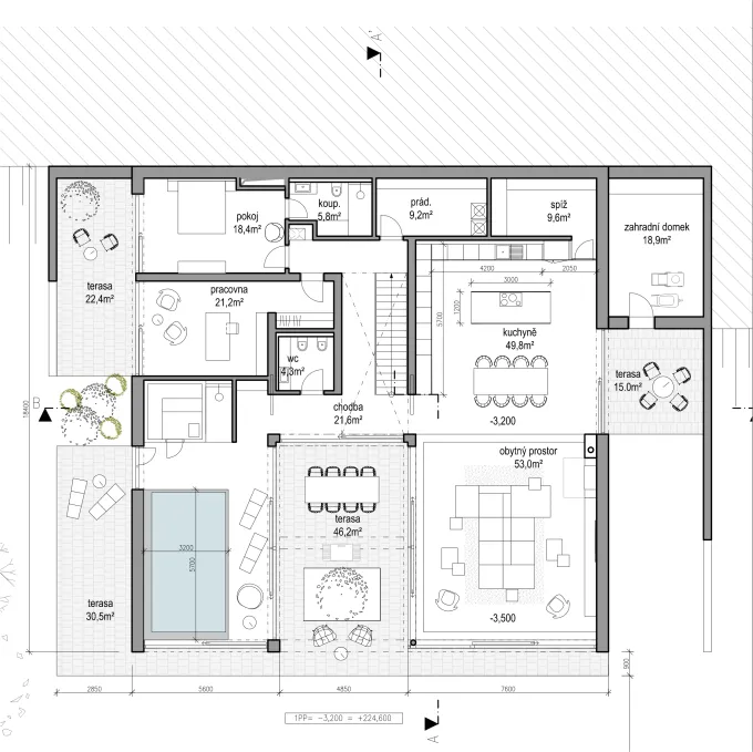 Basement floor plan